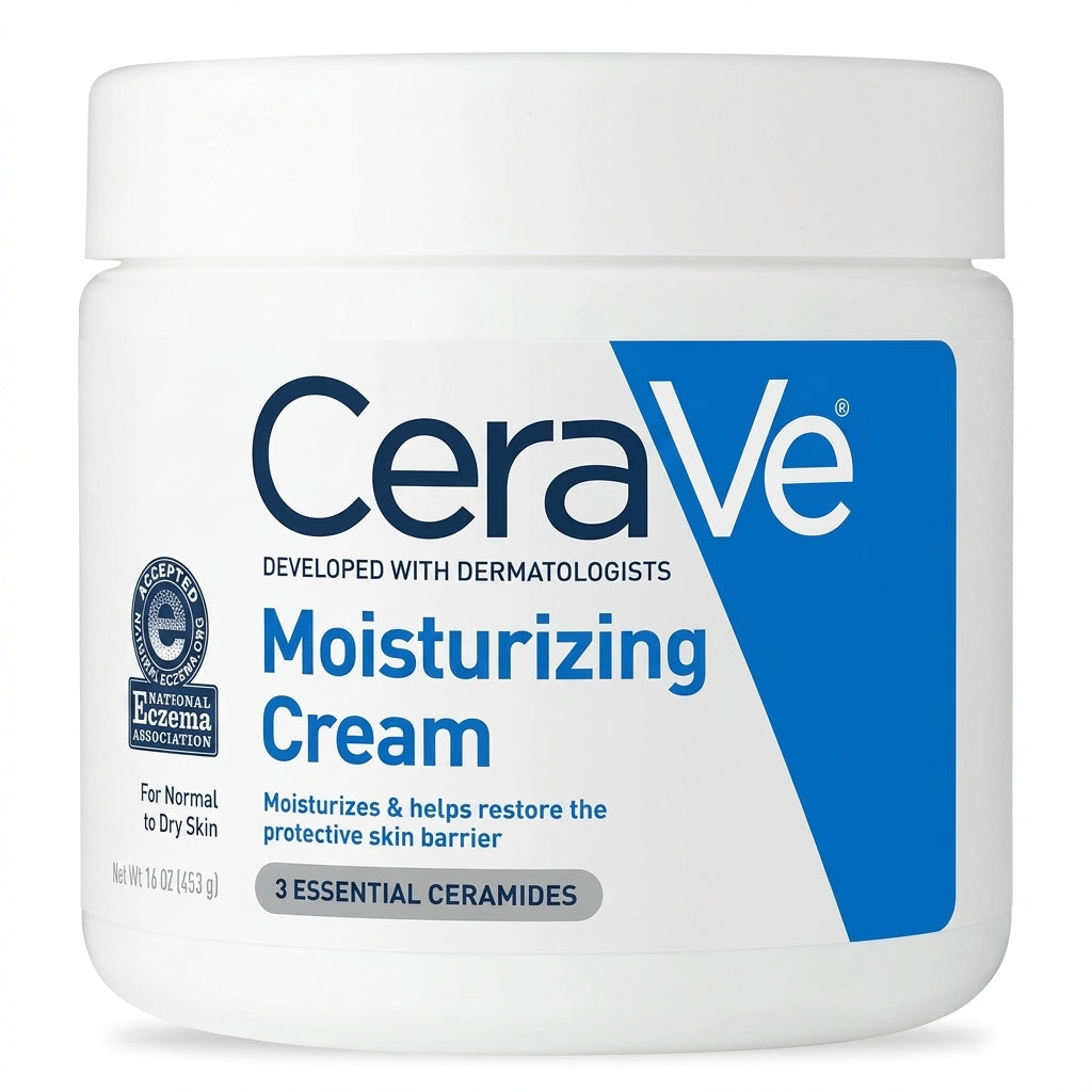 CeraVe Moisturizing Cream 453 Grams Front View For Dry Skin Relief