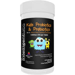 Intelligent Labs Kids Probiotics front view of bottle with monster illustration