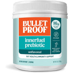 Bulletproof Innerfuel Prebiotic Fiber Powder front packaging view for gut health support.