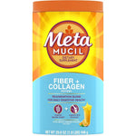 Metamucil Daily Fiber and Collagen Rejuvenation Blend orange flavor canister front view