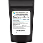 Prescribed For Life Activated Charcoal Powder front packaging for natural detox.