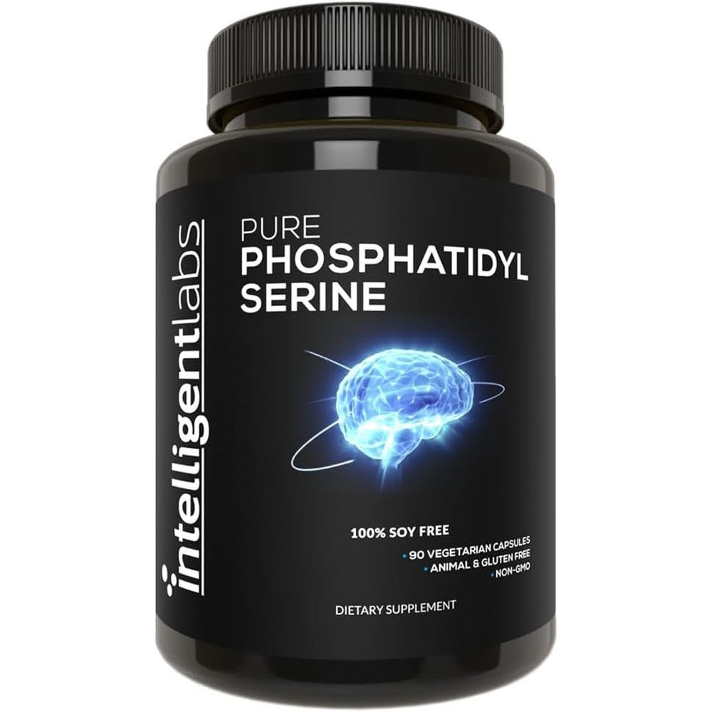 Intelligent Labs Phosphatidylserine 100mg front bottle view of brain health supplement