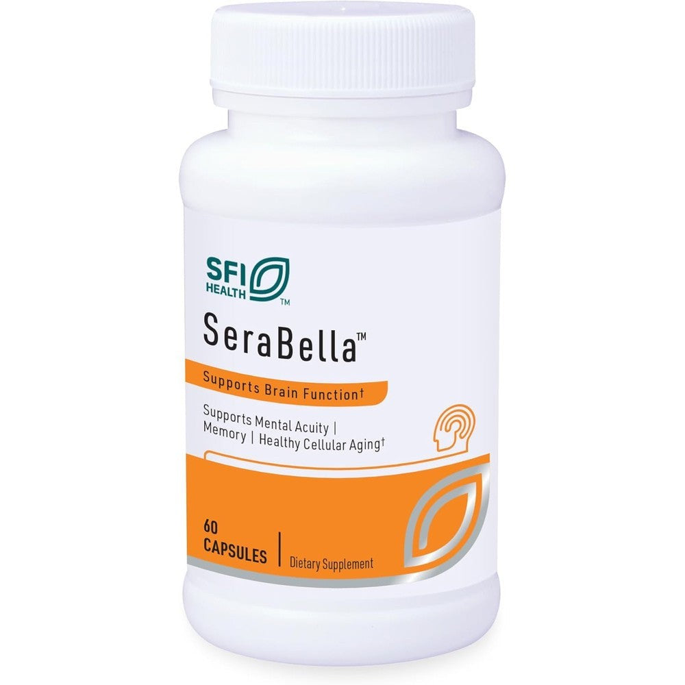 SFI Health Phosphatidyl Serine SF bottle front view showing cognitive support claims