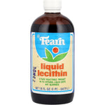 Fearn liquid lecithin bottle front view premium soy supplement for heart health