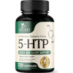 Nature's Nutrition 5-HTP 200mg bottle front view for serotonin support