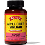 Bragg Renew Apple Cider Vinegar Capsules front bottle view for skin hydration