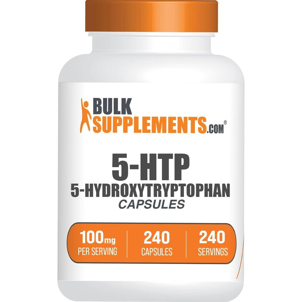 BulkSupplements 5-HTP 100mg capsules best essential amino acid supplement