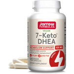 Jarrow Formulas 7-Keto DHEA 100 Milligrams 90 Veggie Capsules front view of bottle packaging