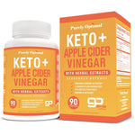 Purely Optimal Keto Plus ACV 90 capsules front view bottle authentic USA import