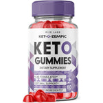 Rize Labs Ket-O-Zempic Keto ACV Gummies front bottle packaging view
