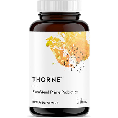 thorne floramend prime probiotic 30 capsule bottle