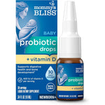 Mommy's Bliss Baby Probiotic Vitamin D Dropper front view packaging