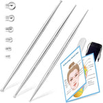 Ideayard Facial Reflexology Massage Tool 3 piece set front view for acupressure.