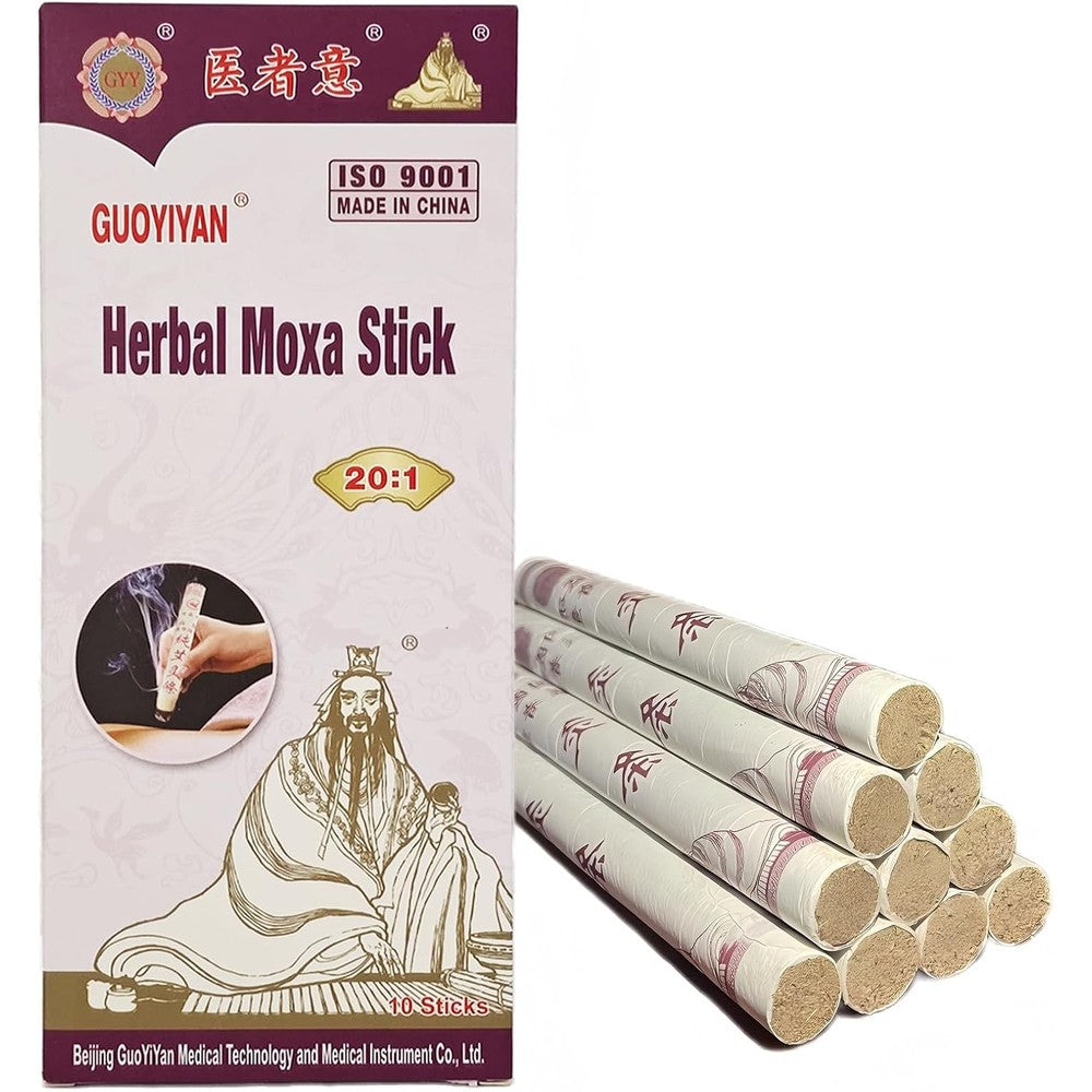 Moxa Stick Used for Moxibustion,The Moxibustion Sticks are Made of Pure Natural Mugwort as raw Material,extracted at a Ratio of 20:1.Moxa Sticks for moxibustion,艾条 艾灸棒Pure moxi Rolls 10rolls