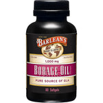Barlean's Borage Oil 1000mg front view supplement bottle
