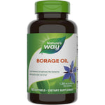 Nature's Way Borage Oil 1300mg softgels front view