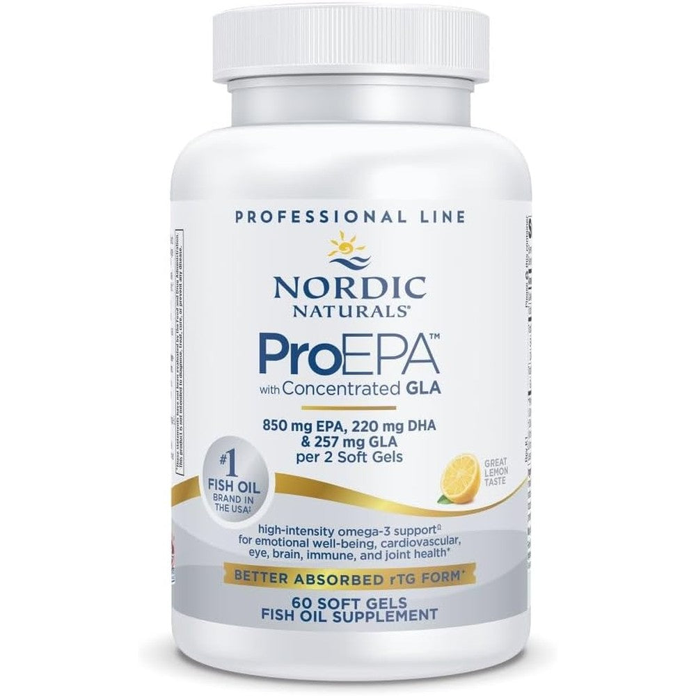 Nordic Naturals ProEPA with Concentrated GLA front view bottle