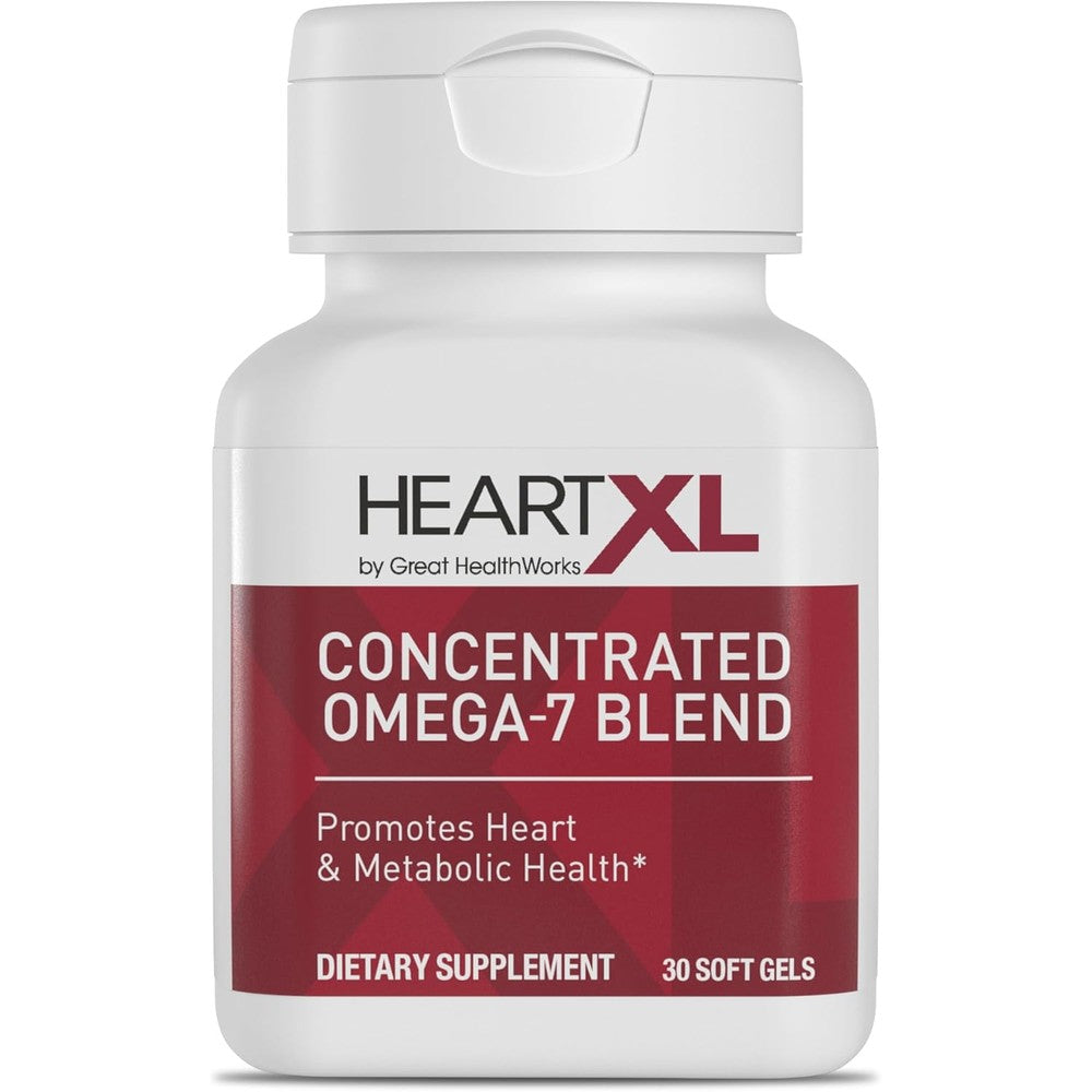 OmegaXL HeartXL Omega-7 Blend front view packaging