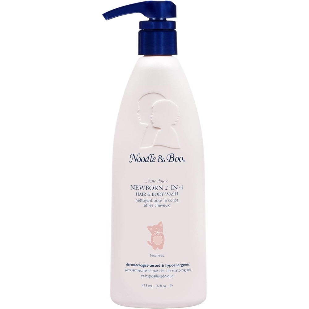 Noodle and Boo Newborn 2-in-1 Baby Shampoo and Body Wash front view authentic skincare