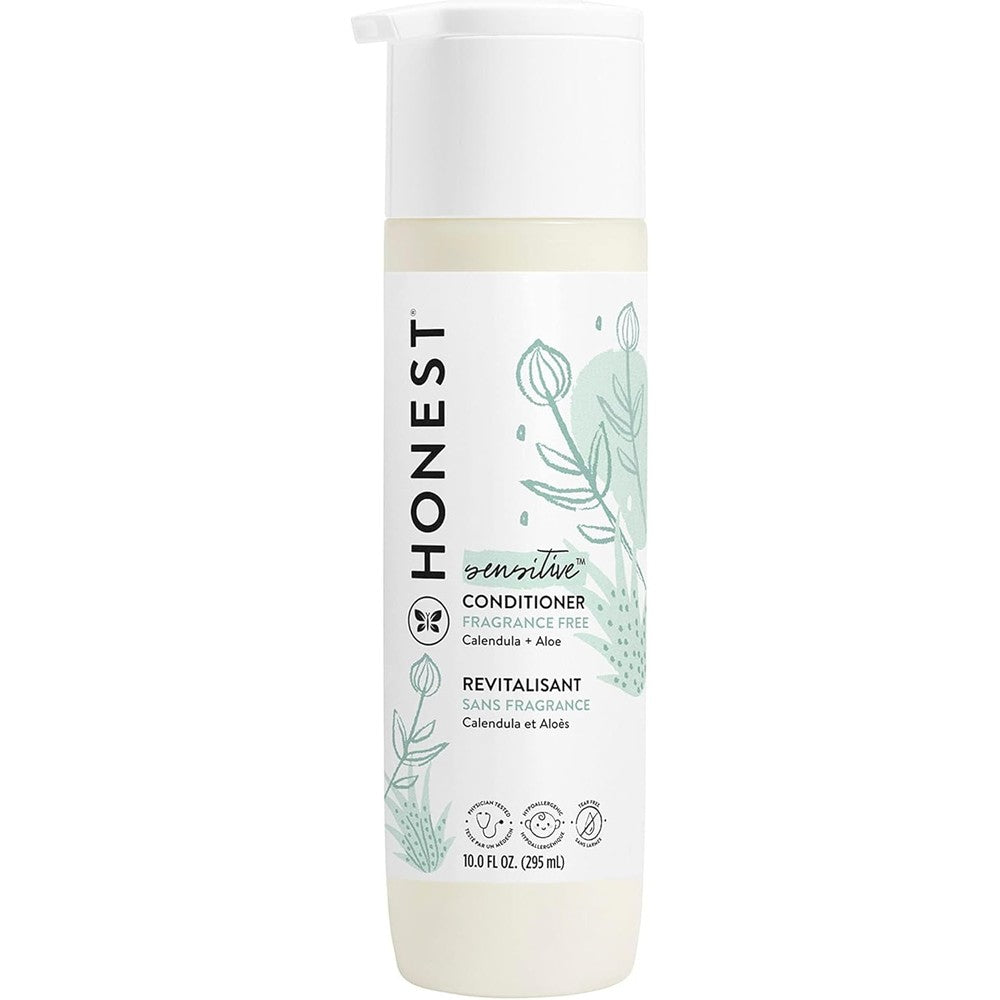 The Honest Company Silicone-Free Conditioner Fragrance-Free front view for sensitive skin