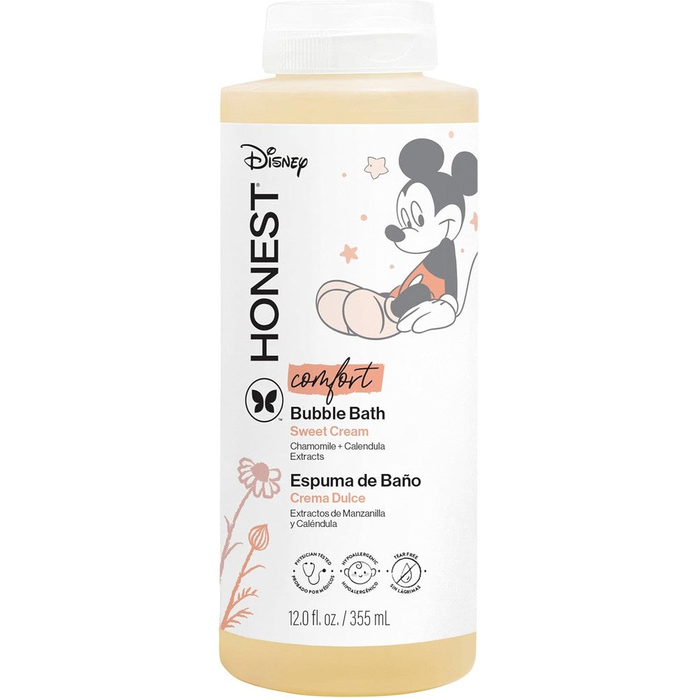 The Honest Company Mickey Mouse Sweet Cream Bubble Bath front view
