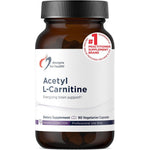 Designs for Health Acetyl L-Carnitine 800mg bottle front view for brain health