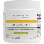 Integrative Therapeutics Glutamine Forte lemon lime powder front view