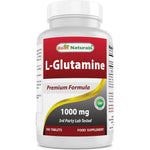 Best Naturals L-Glutamine 1000mg tablets bottle front view