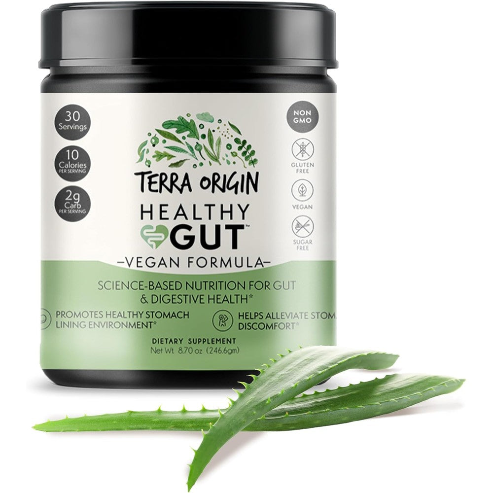 Terra Origin Healthy Gut Vegan Formula front view