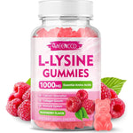 Meenccd L-Lysine 1000mg Gummies front view bottle