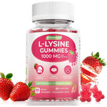 Klinovium L-Lysine 1000mg Gummies front bottle view