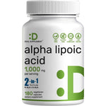 Deal Supplement Alpha Lipoic Acid 1000mg bottle front view for antioxidant support