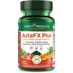 Purity Products AstaFX Plus Astaxanthin Super Formula front view bottle for antioxidant support