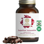 Pure Synergy SuperPure Astaxanthin Extract 60 Capsules Bottle Front View