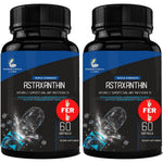 Research Labs Triple Strength Natural Astaxanthin 12mg 120 softgels front view for premium antioxidant support.
