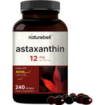 NatureBell Maximum Strength Astaxanthin 12mg 240 softgels bottle front view authentic antioxidant supplement