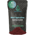 Holistic Bin Organic Astaxanthin Powder front view pouch on clean background