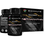 BioImmune Triple Strength AstaQuil Astaxanthin 12mg front view bottle for premium antioxidant support.