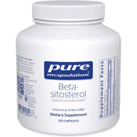 Pure Encapsulations Beta-Sitosterol 270 capsules front bottle view showing prostate health supplement labels