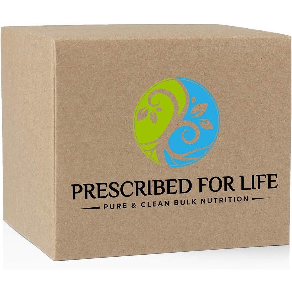 Prescribed For Life Beta Carotene 1 Percent Powder Extract front view of the bulk supplement container showcasing clear labeling.