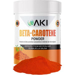 AKI Organic Beta Carotene 10% Powder 1.5 Ounce front view container
