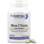 Patient One Meso-Z Vision eye health supplement bottle front view