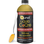 Qunol Liquid CoQ10 100mg bottle front view premium imported health supplement