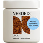 Needed CoQ10 200mg Ubiquinol front bottle view premium fertility supplement