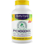 Healthy Origins Pycnogenol 100 mg front view capsule bottle supplement