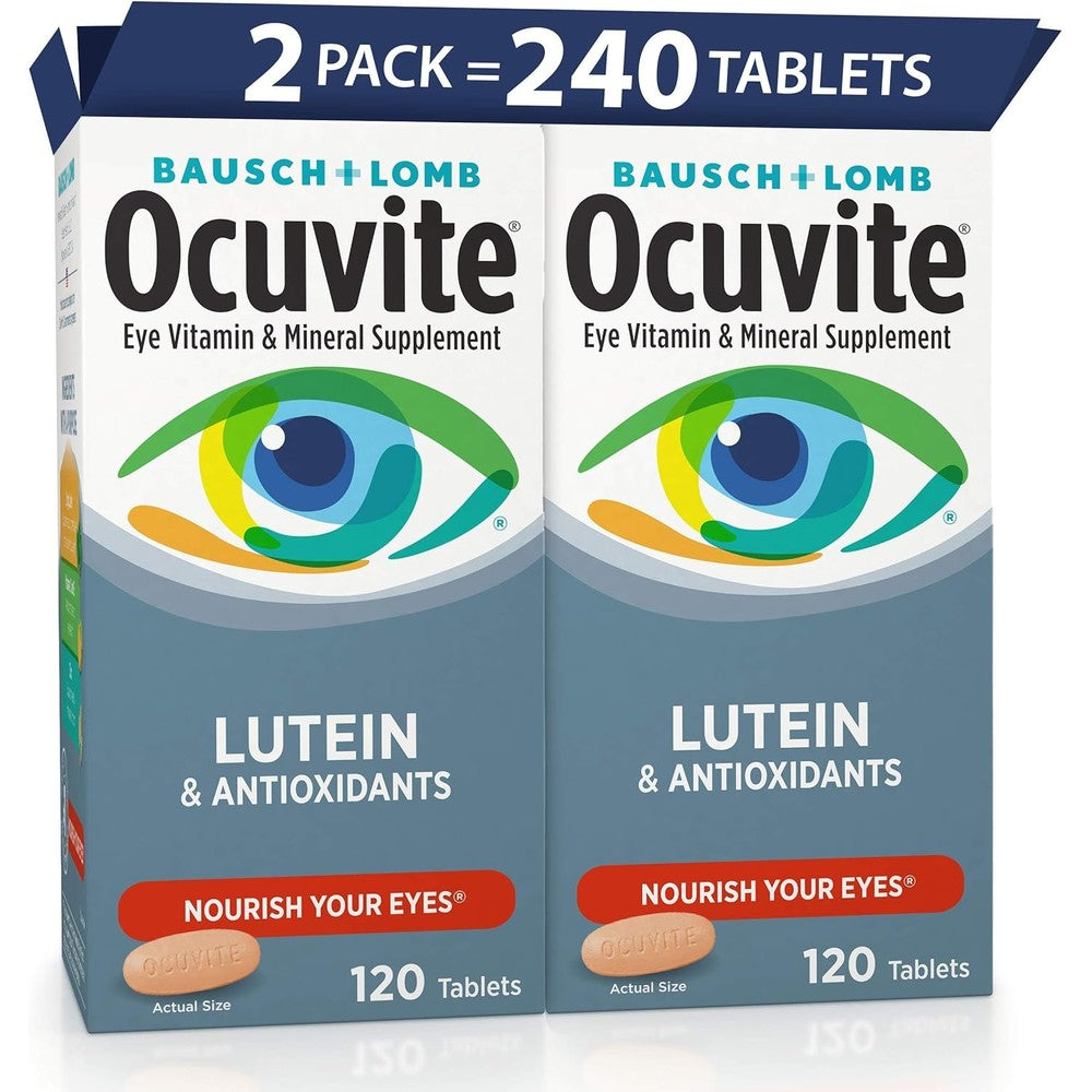 Bausch and Lomb Ocuvite eye vitamin and mineral supplement front view