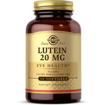 Solgar Lutein 20 mg 60 Softgels front view bottle