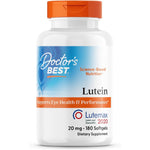 Doctor's Best Lutein with Lutemax 2020 bottle front view for eye health
