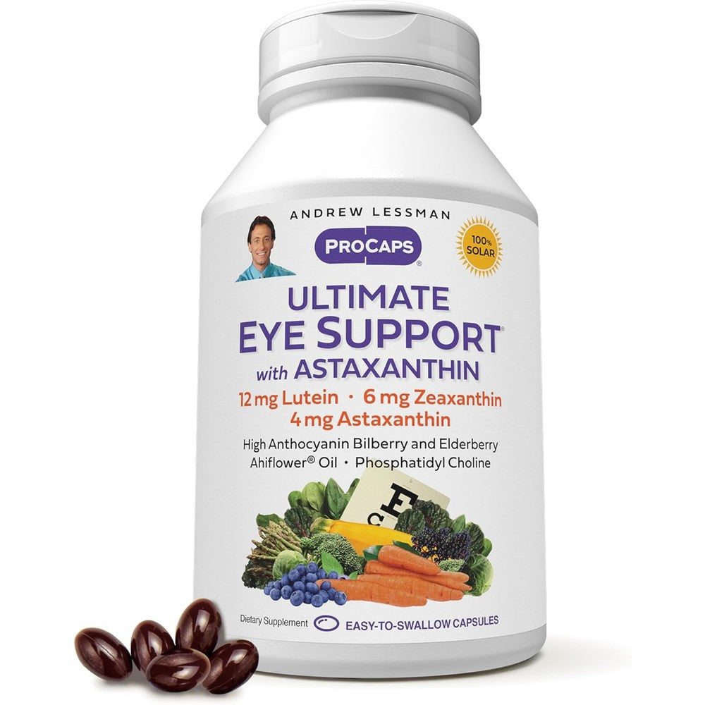 Andrew Lessman Ultimate Eye Support with Astaxanthin front view