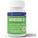 Welmate AREDS 2 eye vitamin and mineral supplement bottle front view